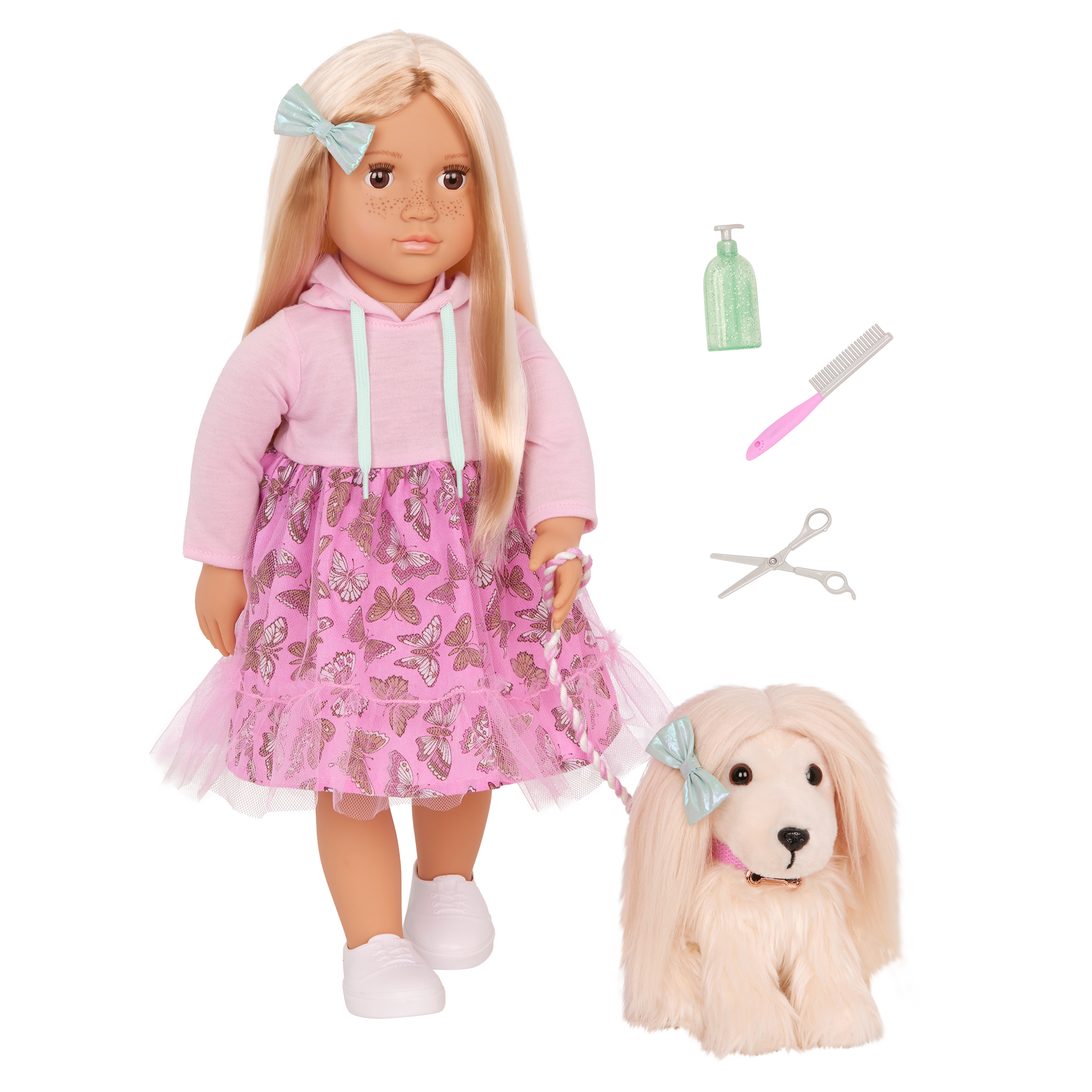 Our Generation Doll & Pet Set Hattie & Puppy Bella Hattie & Bella - Image 1