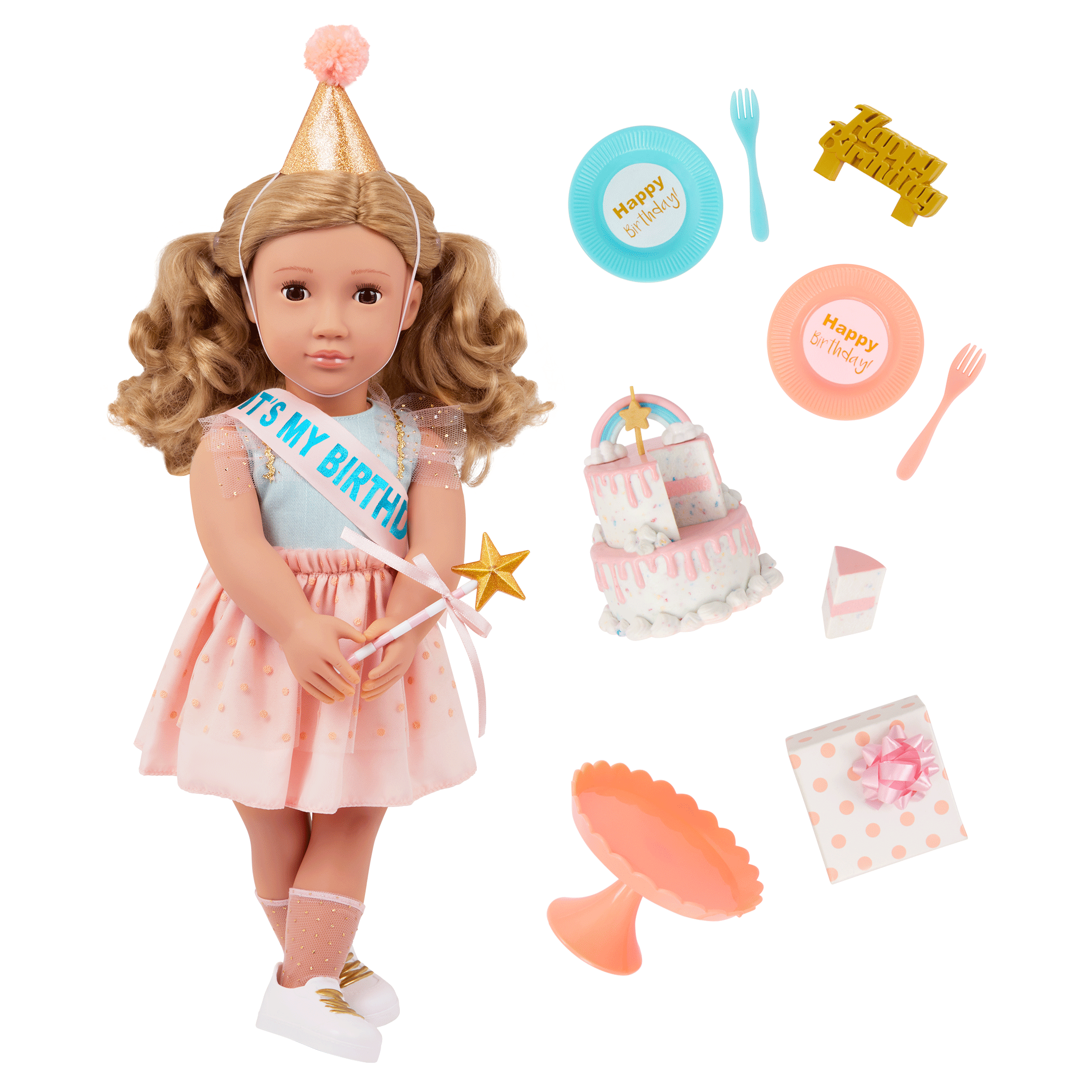 Our Generation 18-inch Birthday Doll Romy Romy - Image 1