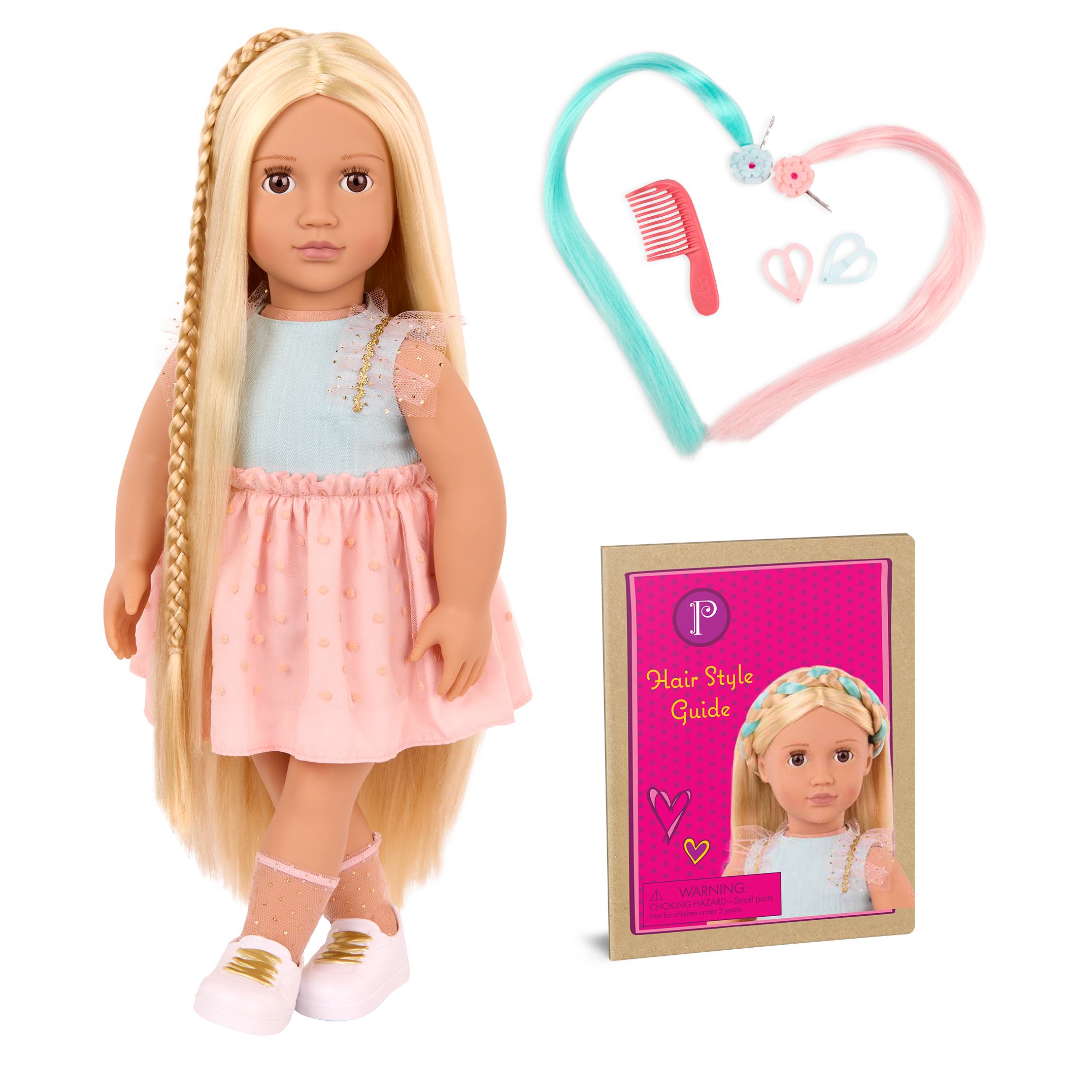 Our Generation 18-inch Hair Play Doll Poppy Poppy "From Hair to There" - Image 1