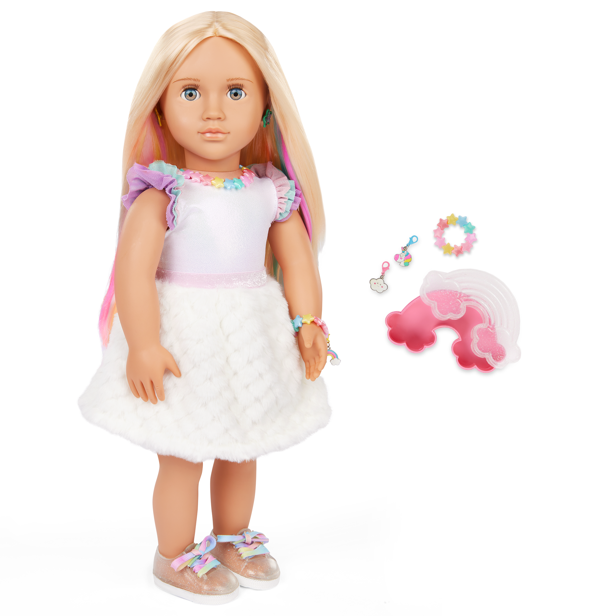 Our Generation 18-inch Doll Mariana & Rainbow Jewelry Mariana "A True Gem" - Image 1