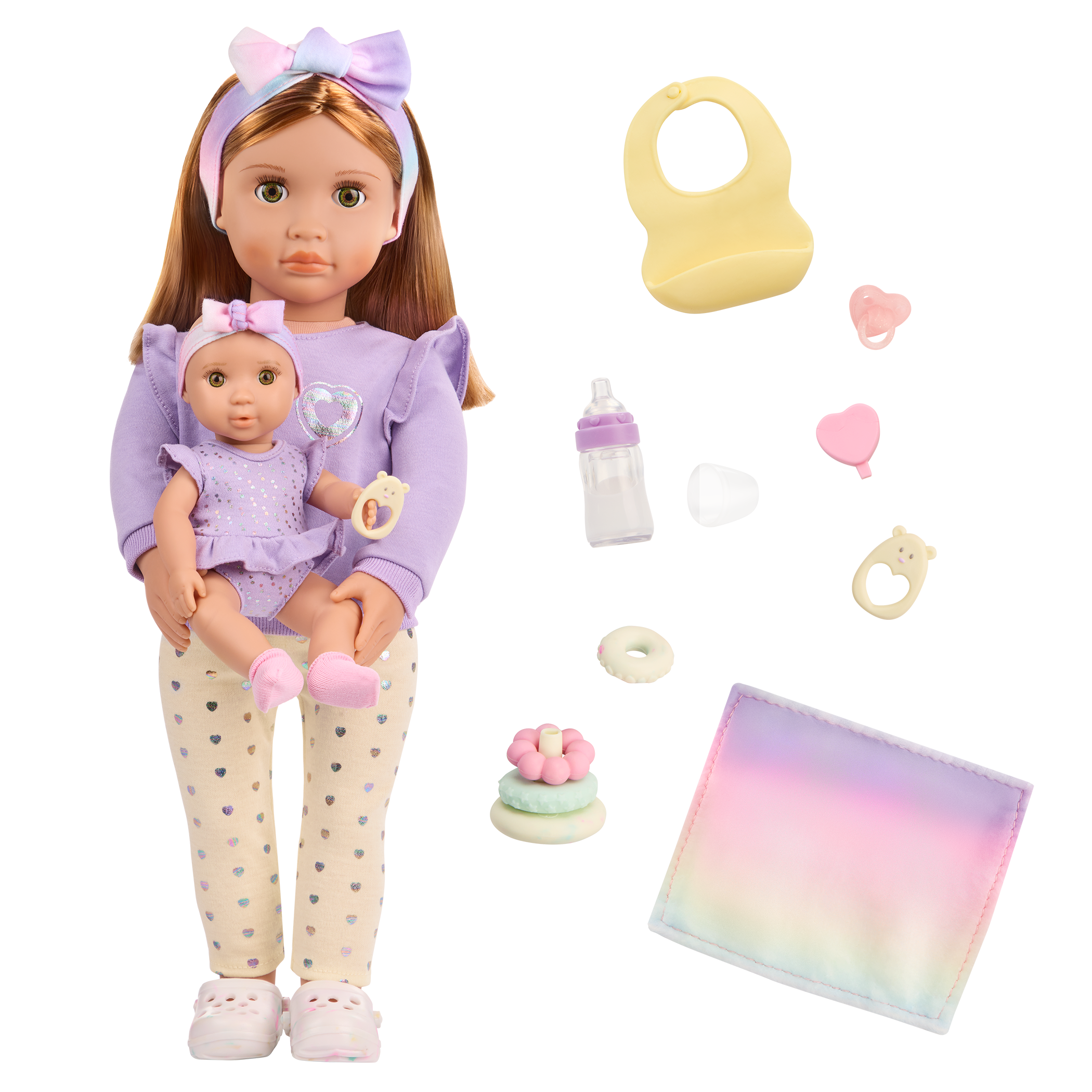 Our Generation 18-inch Doll Tory & Baby Sister Riley Tory & Riley - Image 1