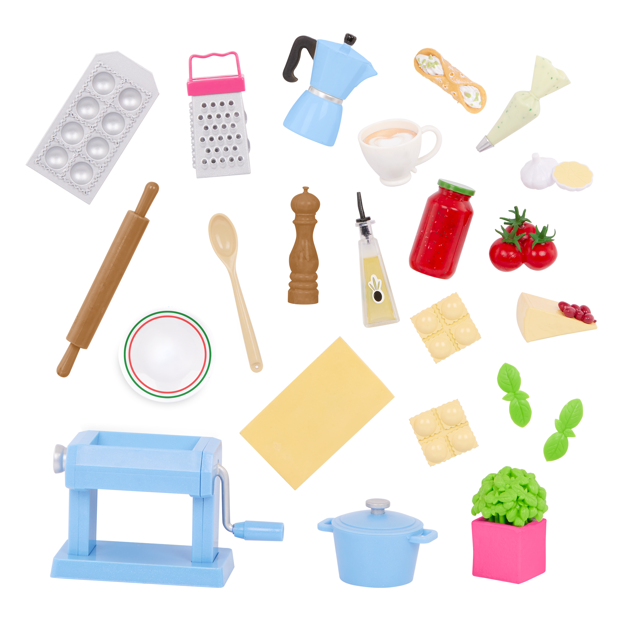 Our Generation Pasta Party Play Food Set for 18-inch Dolls Pasta Party - Image 1