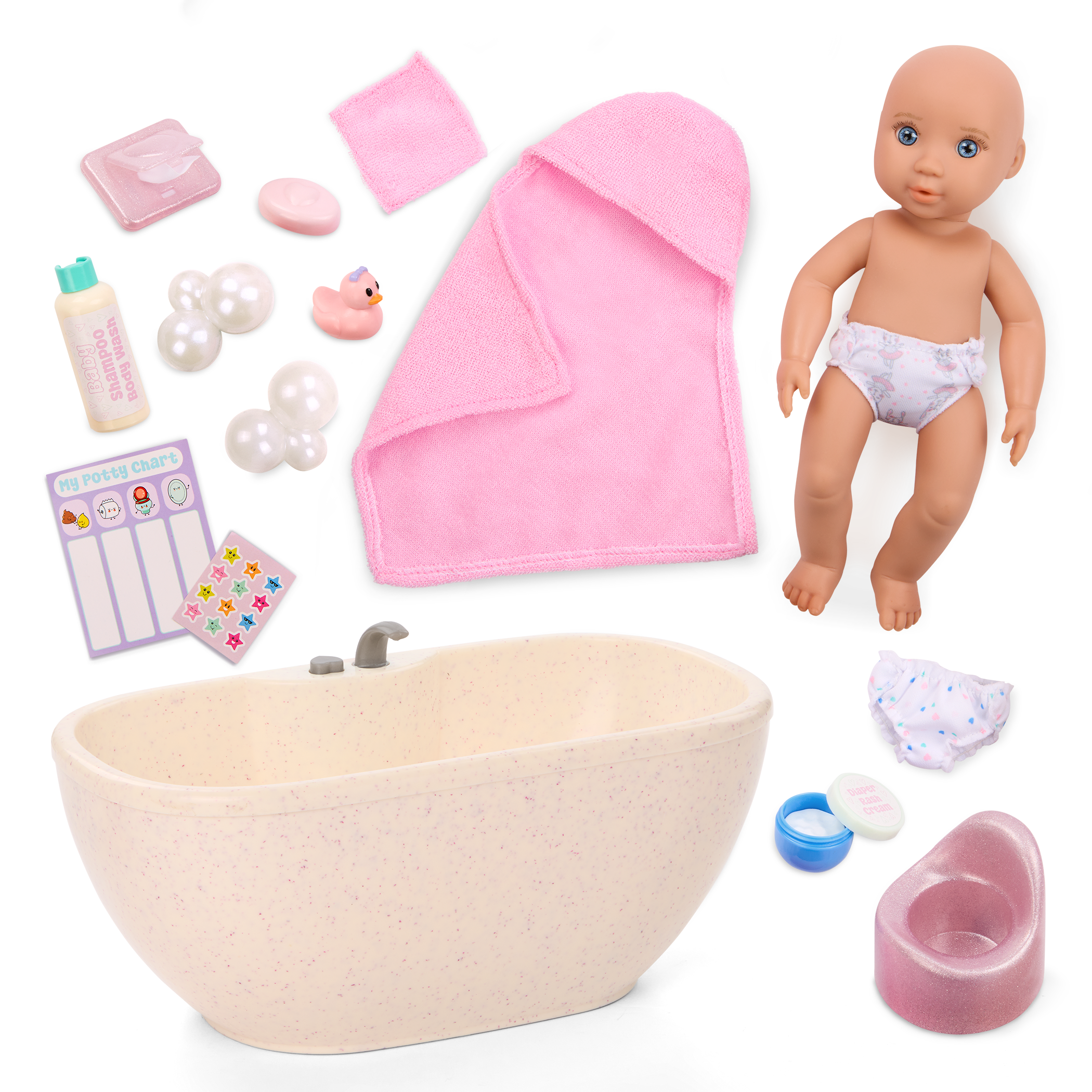 Our Generation Baby Doll Lacy & Bathtime Set Baby Lacy & Bathtime Set - Image 1