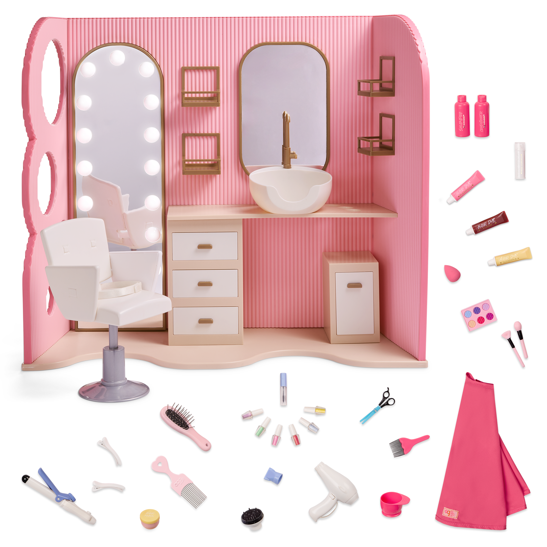 Our Generation Style & Shine Hair Salon for 18-inch Dolls Style & Shine Hair Salon - Image 1