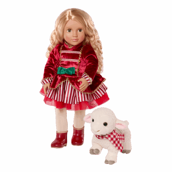 Merry | Holiday Pet Lamb Plushie | Our Generation