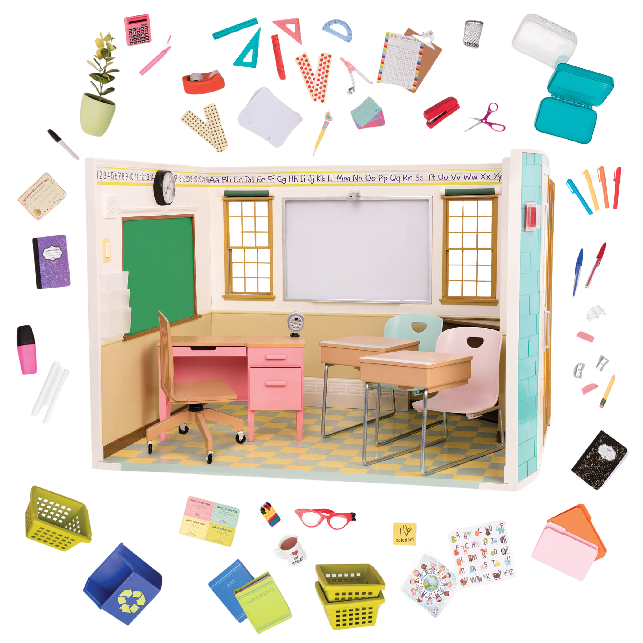 Our Generation Awesome Academy Classroom Playset for 18-inch Dolls Awesome Academy - Image 1
