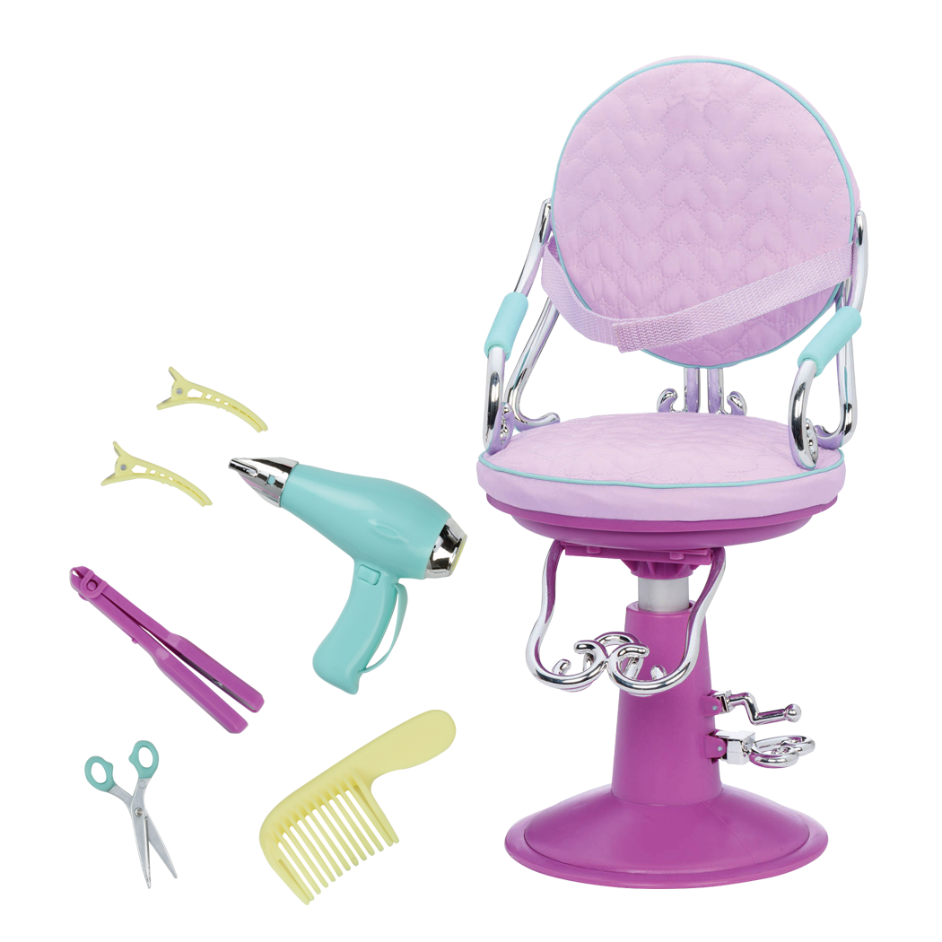 Lilac salon chair playset Lilac Sitting Pretty Salon Chair - Image 1