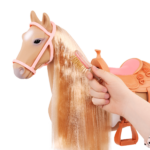 Palomino Hair Play Horse - Image 6